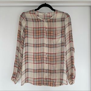 Joie Silk Button Down